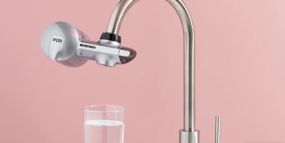 How to install pur water filter on pull out faucet?